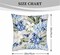 Pillow Covers Colorful Watercolor Blue Hydrangea Hibiscus Iris Leaf and Bird Spring Flowers Pattern 18X18 Inch Set of 2,Standard Square Cushion Throw Cover for Couch Bedroom Living
